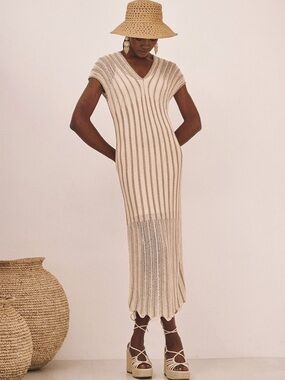Floris knit with gold shimmer
